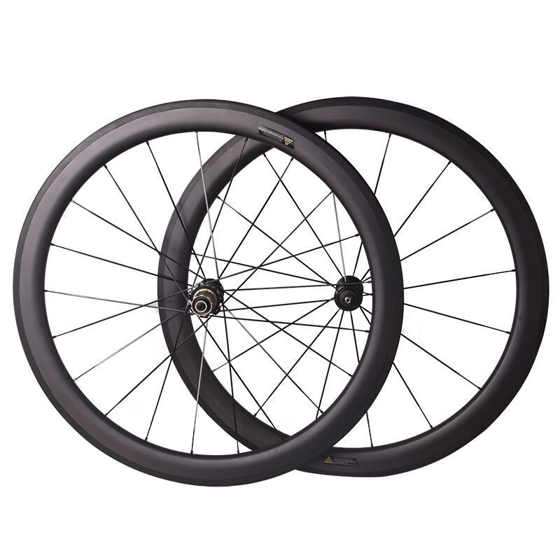 No standard 700C 50-25mm RUJIXU carbon knife carbon fiber C/V brake ring Brake road bike wheel set
