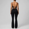 Vest, black trousers