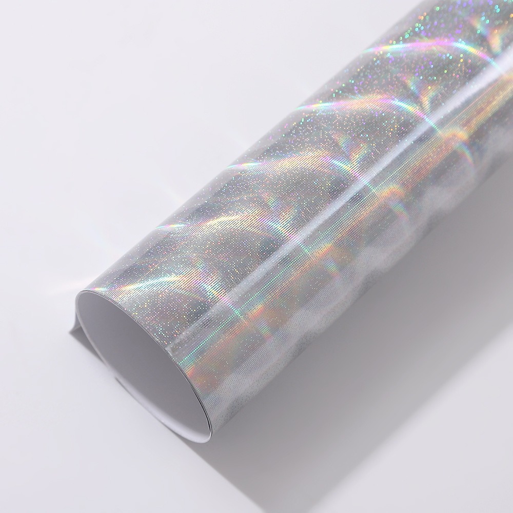 Papel láser de color medalla de papel de fondo brillante papel de tarjeta láser plateado punto de plata de doble fondo brillante