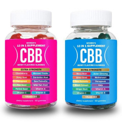 新品TK亚马逊跨境爆款60粒女性软糖BERRY FLAVORED源工厂批发直销