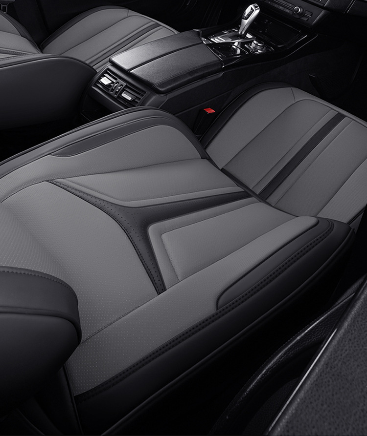Car Seat Cushion Five-Seater Four-Season Cushion All-Inclusive Universal Seat Cover Seat Cushion Nappa Leather Amazon European and American Cross-Border Breathable