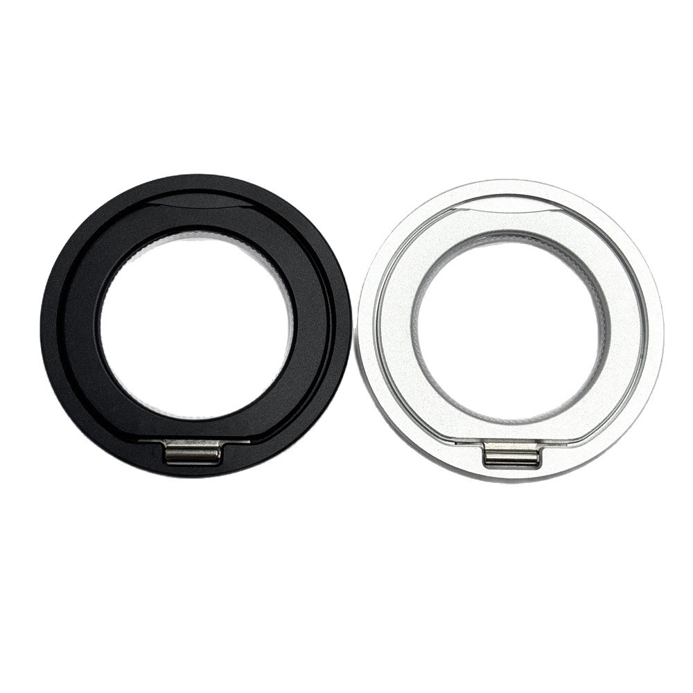 Q8-2 ultrafino de 2,4mm con sonido, hebilla de anillo giratoria 360, soporte para teléfono móvil, soporte perezoso de escritorio, hueco