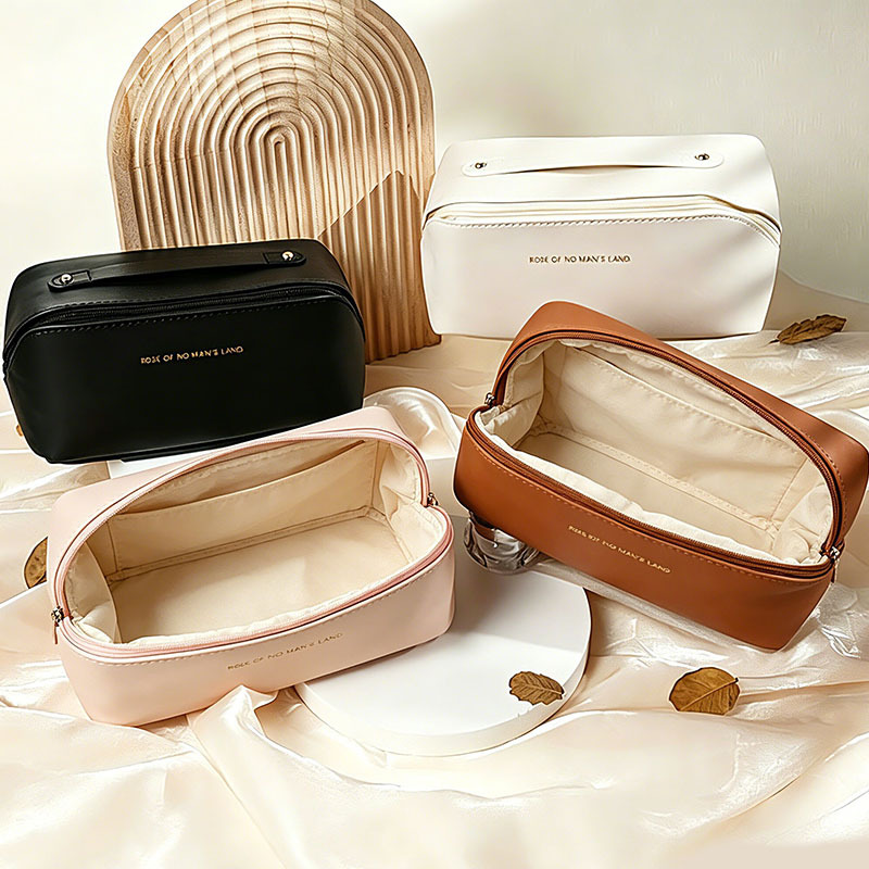 Bolsa de maquillaje de almohada de alto valor facial, bolsa de órgano, bolsa de almacenamiento portátil de viaje portátil, bolsa de lavado gruesa