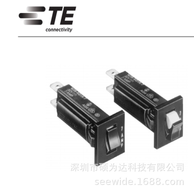 TE 过载保护器W28-XQ1A-4  Circuit Breaker TEPN 3-1393250-7