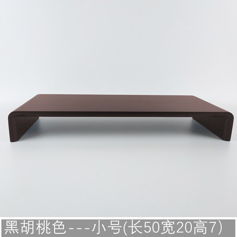 無垢材コンピュータモニター高架スクリーンパッドベースブラケット高さデスクトップキーボード収納棚|undefined