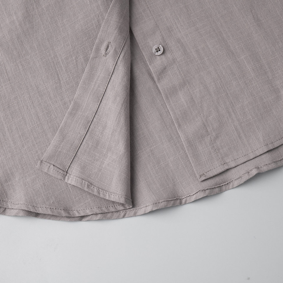 Bộ cardigan dài tay kèm quần short cotton màu trơn phong cách đơn giản — Màu cam, Màu hồng, Màu hồng nhạt, Màu trắng chi tiết 26