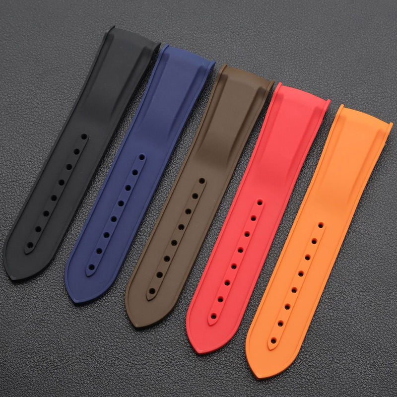 Suitable for Omega Seamaster 300 Watch Strap, Speedmaster Tpu Replacement Strap, Planet Ocean 600 Rubber Wristband 20/22mm