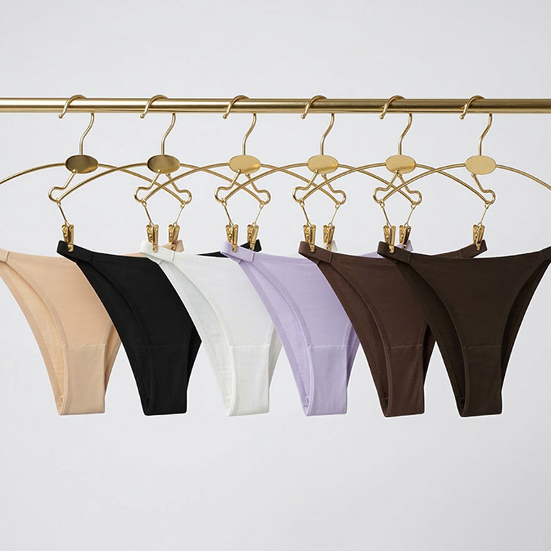 Ice Silk Seamless Thong for Women, One-Piece Breathable Low-Waist Thong, Cross-Border Supply, European and American Plus Size T-Back Thong in Stock Ice Silk Seamless Thong for Women, One-Piece Breathable Low-Waist Thong, Cross-Border Supply, European and American Plus Size T-Back Thong in Stock