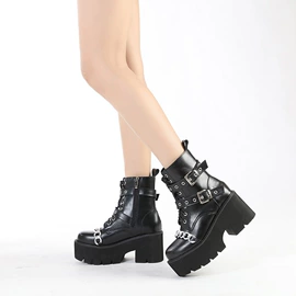 女式皮靴;厚底凉鞋;女式休闲单鞋