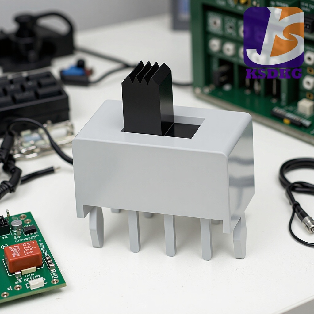 拨动开关3脚8.6*4.5*4.8 两档迷你拨动开关1P2T  两位滑动开关2档