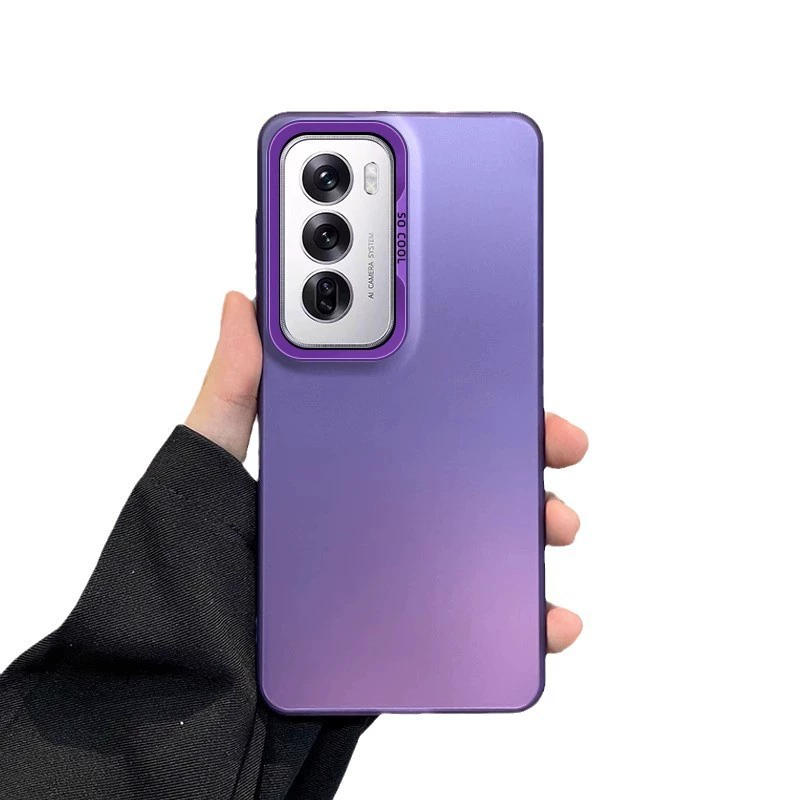 Подходит для мобильного телефона OPPOReno13Pro цвет серебристый IMD сплошной цвет защитная крышка простая a96A57 против падения