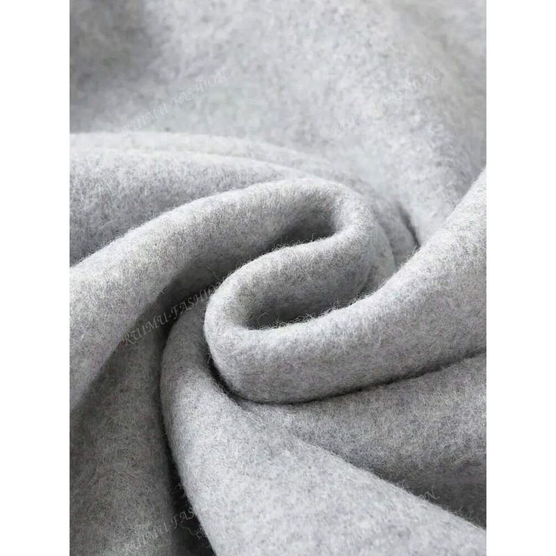 【跨境欧码】Women Simple Round Neck Long Sleeve Casual Top默|undefined