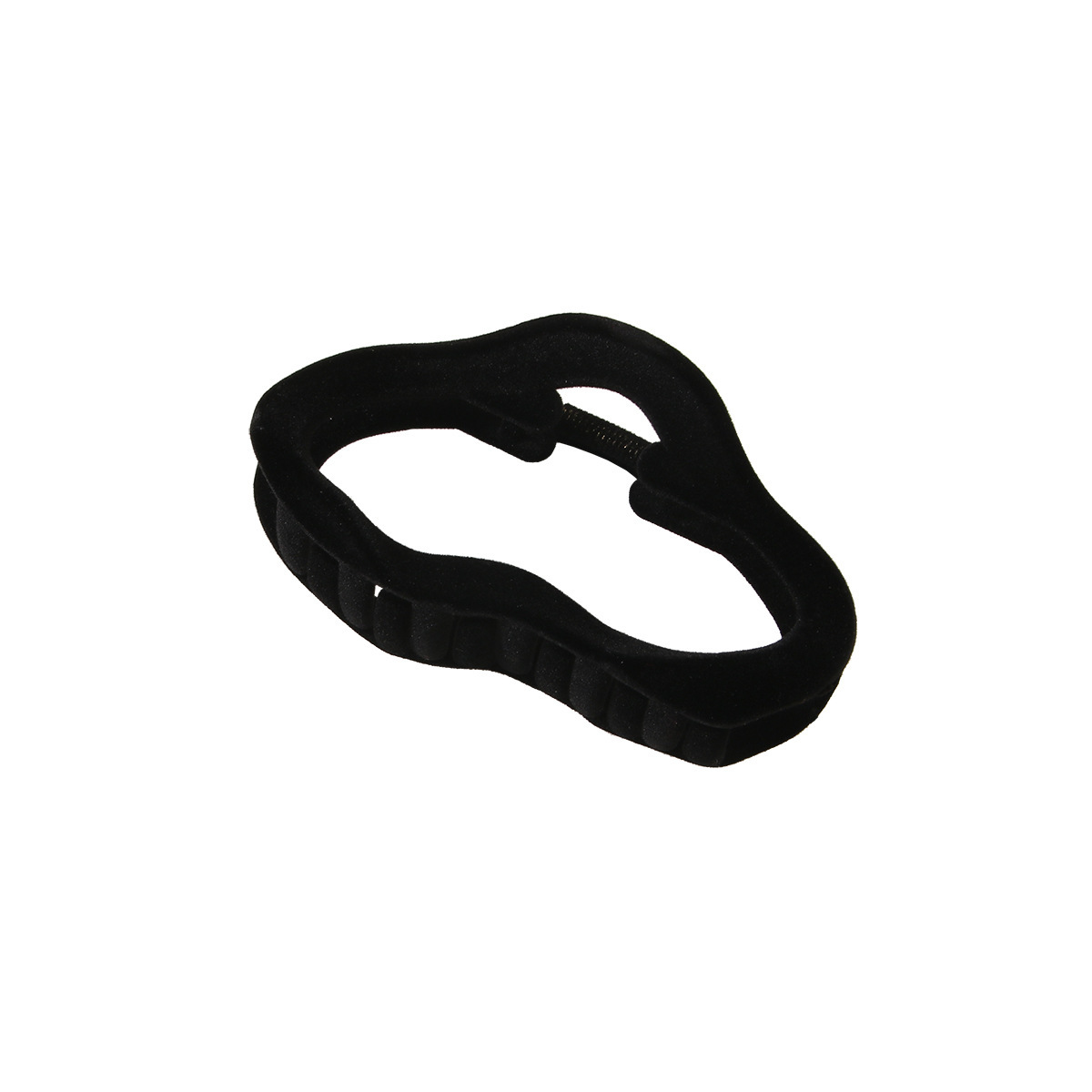 plush clip women's simple advanced milk coffee color updo shark clip hair clip headwear_voghion.com