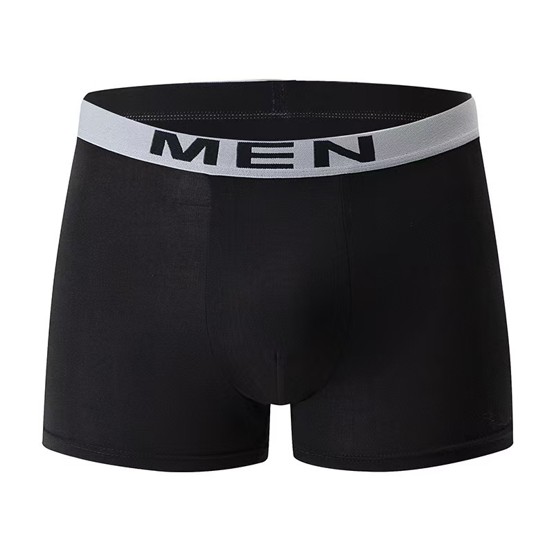 Overseas Cross-Border 10-Pack 2026 Briefs, Solid Color, Simple, Fashionable, Casual Men's Underwear, Elastic Waist Boxer 008_voghion.com