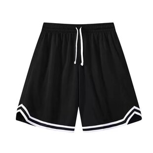 Basketball pants men's American shorts loose all-match cropped pants casual trendy sports pants breathable summer men's shorts