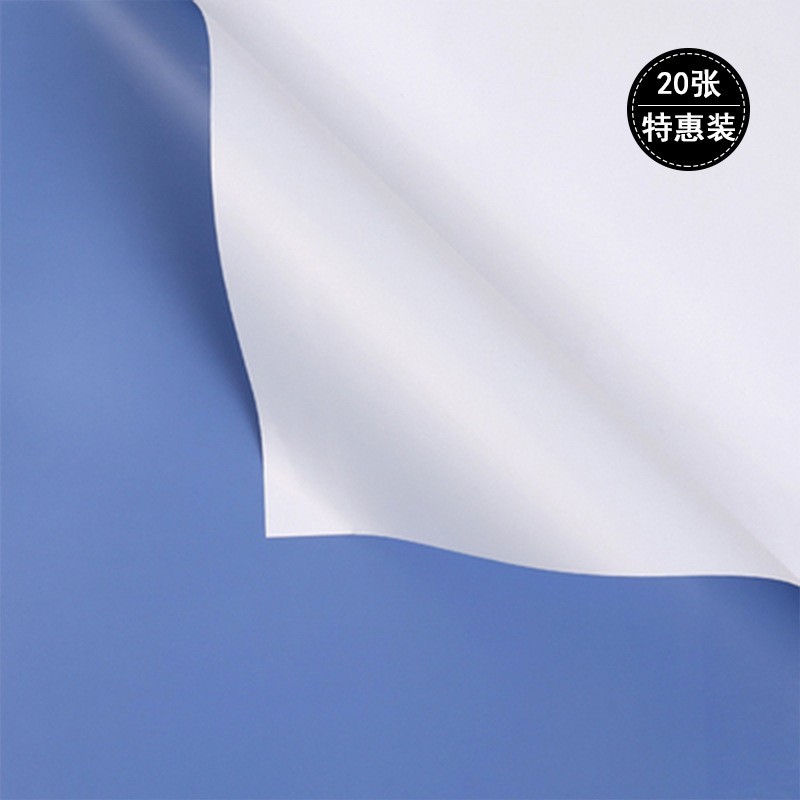 Papel de regalo de flores descuento al por mayor doble color papel Ouya papel flor papel rosa ramo coreano material de papel impermeable