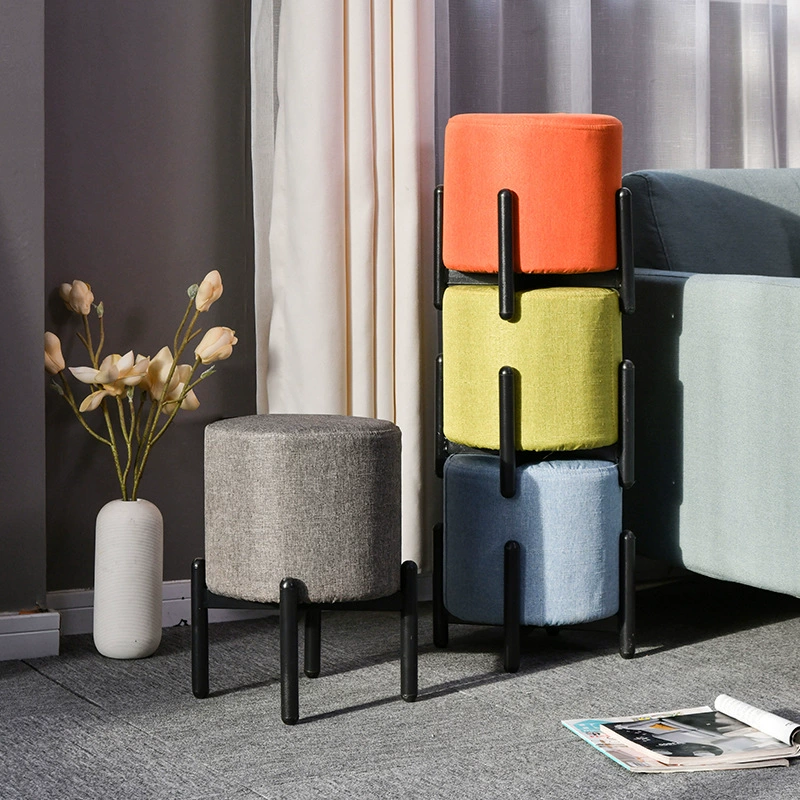 Ожидание ленивого дивана Маленький круглый табурет Многовысотный одноместный диван-кровать Спинка Стул Балкон Раскладная Подушка с эркером Диван-кресло