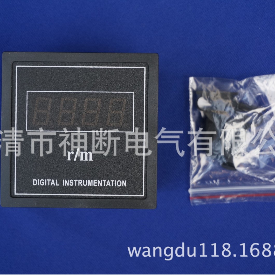 【高清实图】SX6【输入DC10V显示40r/m电源AC220V】数显表