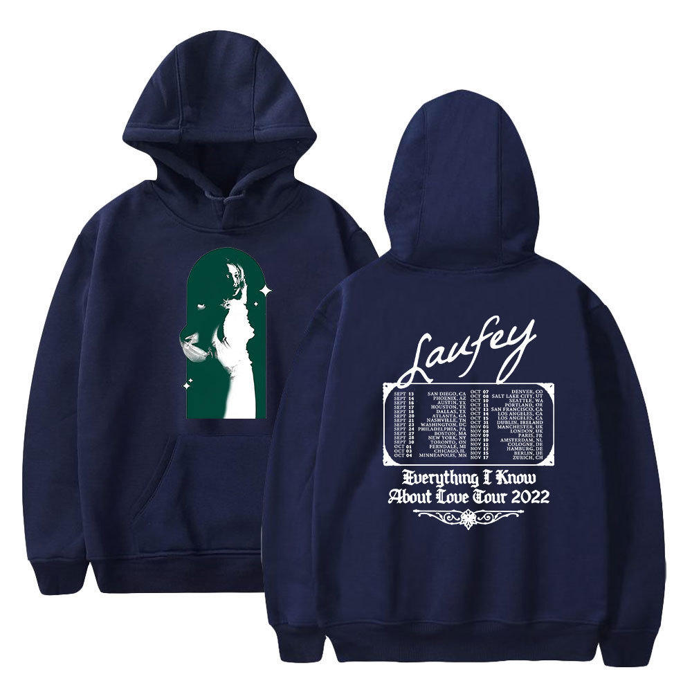 Laufey Hoodie Long Sleeve Sweatshirt Setwear Men