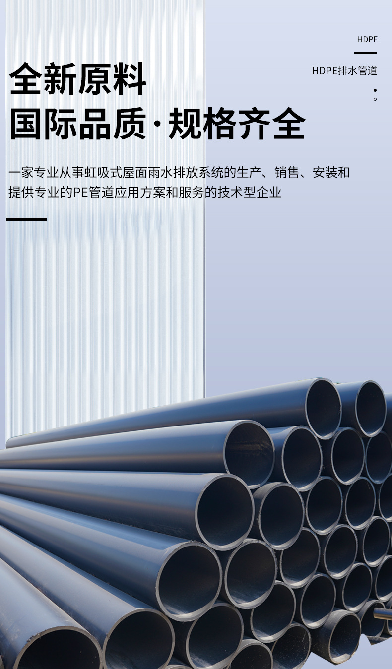 pe透水管渗水管带孔盲管hdpe疏水盲管渗透管穿孔花管排水管-阿里巴巴
