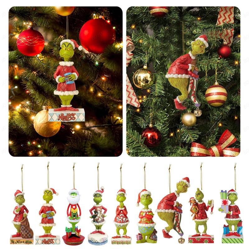 国境を越えた新製品かわいいクリスマス面白いアクリルクリスマスアクセサリー記念品プレゼントペンダント|undefined