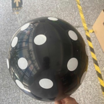 2,8G 12 pulgadas grueso color Polka Dot látex bola cumpleaños fiesta decoración diseño impresión Polka Dot Bola de látex