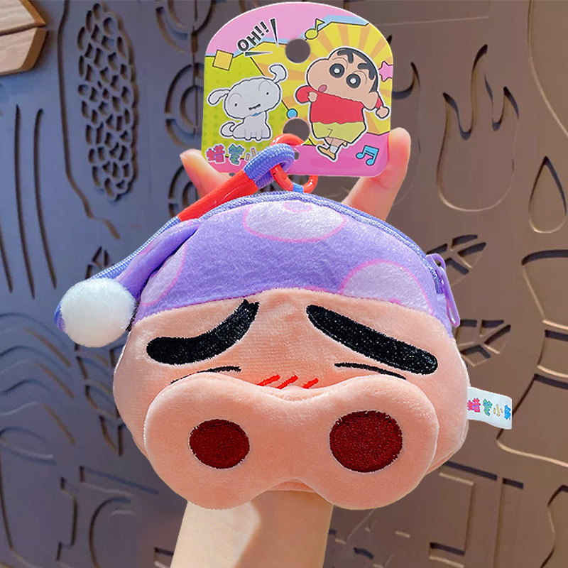Crayon Shin-chan Series Plush Storage Bag Q Cute Big Head-Zaemon