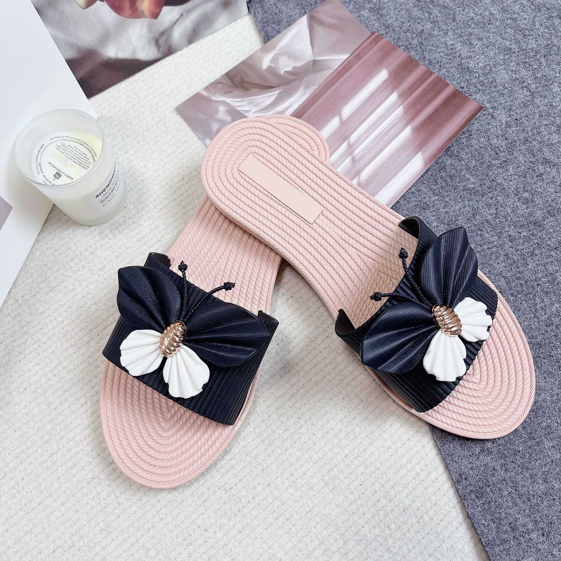 2023 verano nuevo brillante rhinestone Flip Flop de las mujeres de alto grado flip-flop zapatos de las mujeres de moda perezoso fresco al por mayor