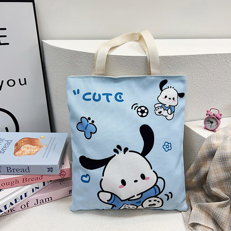 2025 nuevo bolso de lona bolso grande bolso de estudiantes bolso lindo bolso de lona de dibujos animados bolso de hombro bolso de mujer nuevo