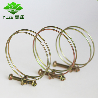 Stainless steel pipe Clip 4 inch steel wire Hoop Buckle Fire Hose Clamp Hose Pipe clamp Manufactor supply