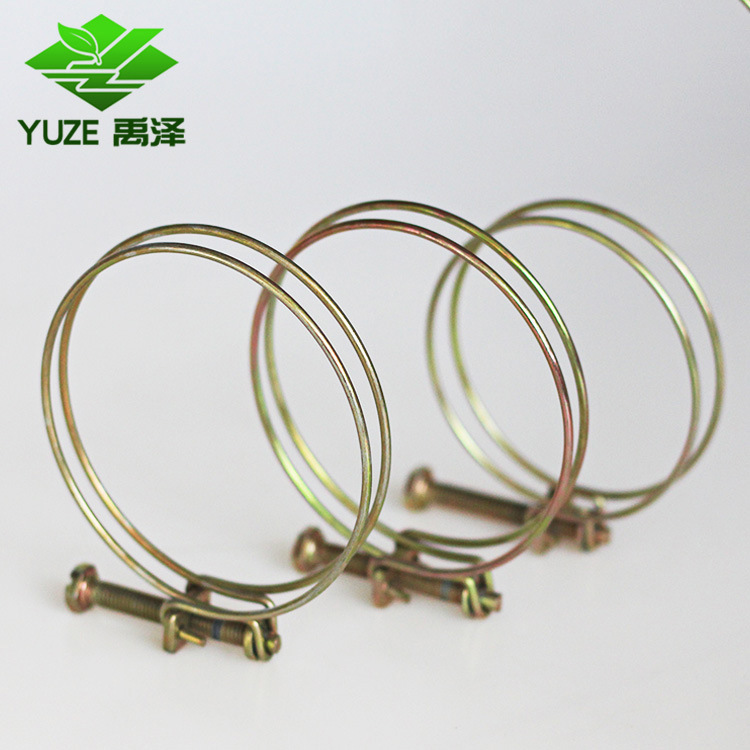 Stainless steel pipe Clip 4 inch steel wire Hoop Buckle Fire Hose Clamp Hose Pipe clamp Manufactor supply
