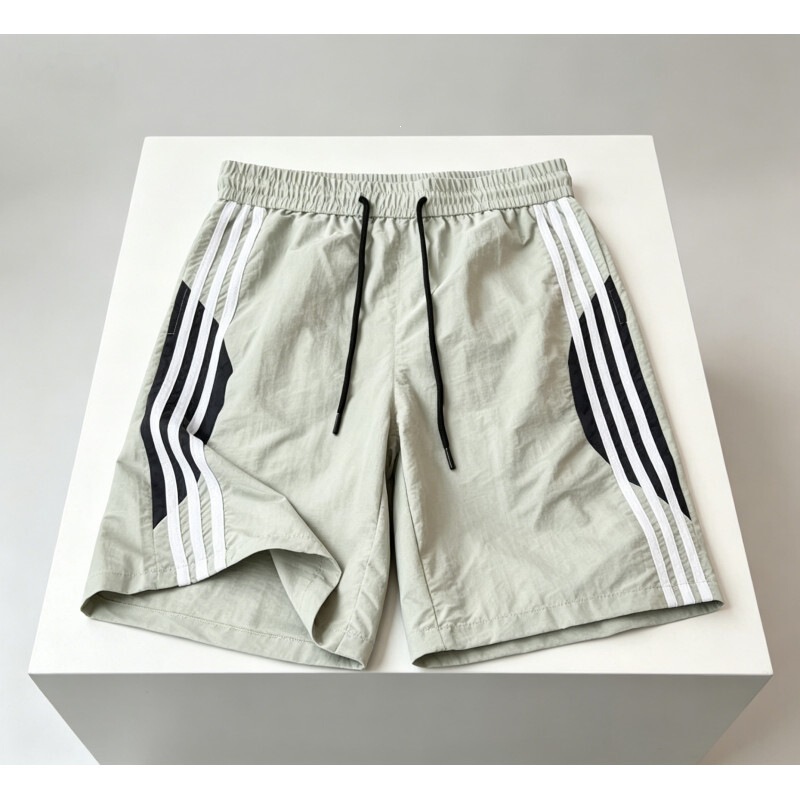 American-Style Striped Ice Silk Quick-Dry Shorts for Men, Summer Thin Cool Basketball Sports Shorts, Straight-Leg Casual Mid-Length Pants American-Style Striped Ice Silk Quick-Dry Shorts for Men, Summer Thin Cool Basketball Sports Shorts, Straight-Leg Casual Mid-Length Pants
