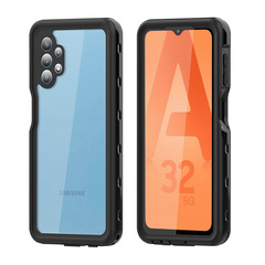 A14-4GダイビングA33透明A23適用サムスンA32-5G携帯ケースA42屋外全包防水ケース
