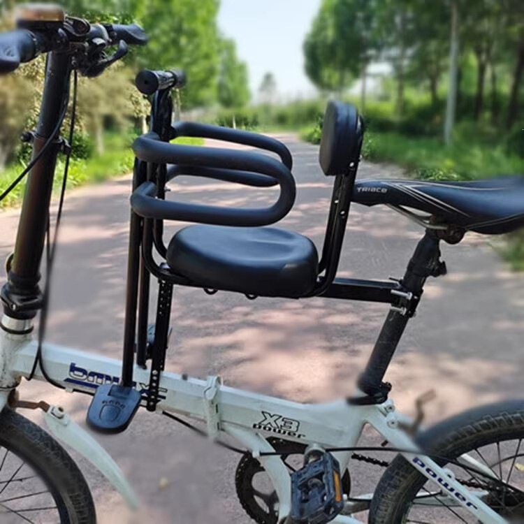 Bicycle Front-Mounted Child Seat, Mountain Bike, Folding Bike, Fully Enclosed Baby Chair, Infant Safety Seat