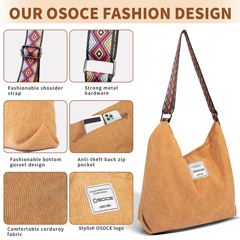 Women's Shoulder Tote Bag For Commuting Travel And Daily Use_voghion.com