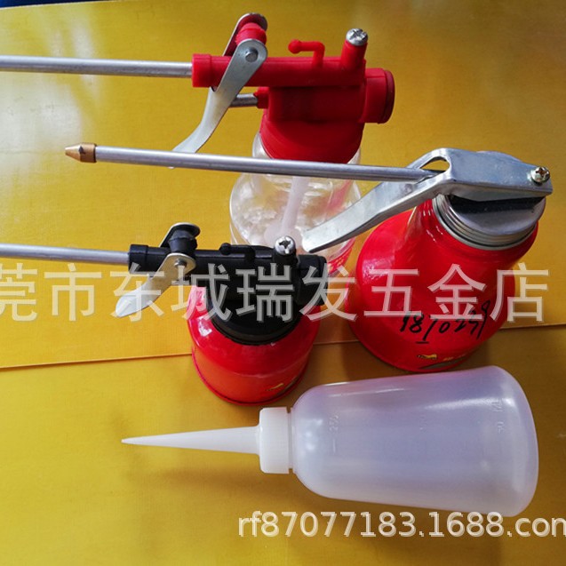 海豹机油壶滴壶手动加注壶润滑油家用金属高压喷油瓶塑料壶机油枪