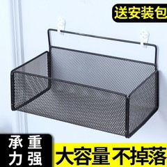 免打孔墙壁置物架壁挂架浴室厨房挂篮学生宿舍收纳架子壁挂式