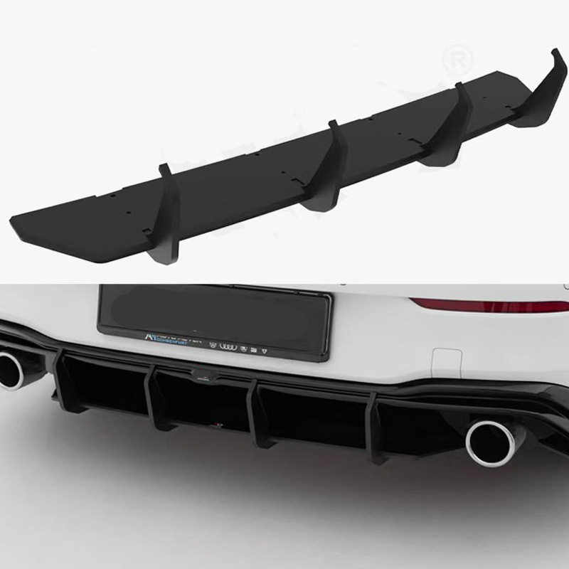Suitable for modification with rear blade of Volkswagen Golf 8GTI MAX rear lip air knife spoiler 2021-2024