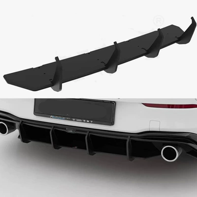 Suitable for modification with rear blade of Volkswagen Golf 8GTI MAX rear lip air knife spoiler 2021-2024