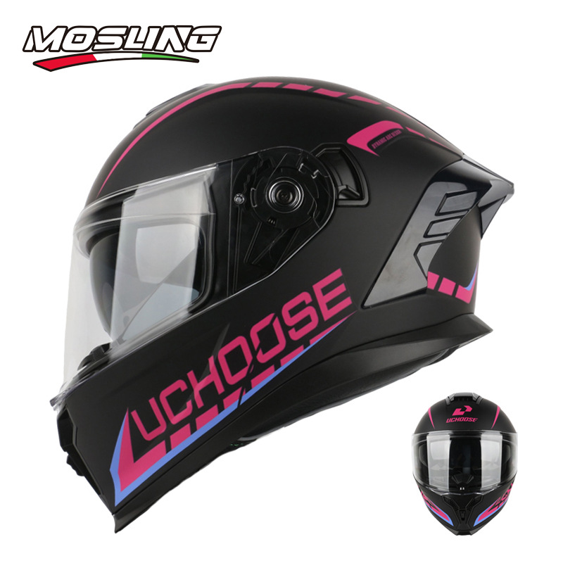 Fábrica de origen [DOT] Casco de motocicleta Jarrie Motor Co-Family Race Locomotora Casco completo cuatro temporadas para parejas generales