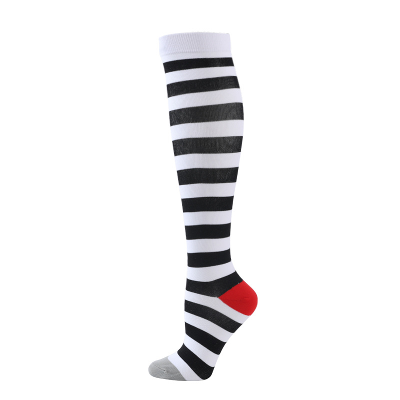 Calcetines Largos de Compresión Deportivos 200N de Nailon, Respirable y Absorción del Sudor, para Correr image 168