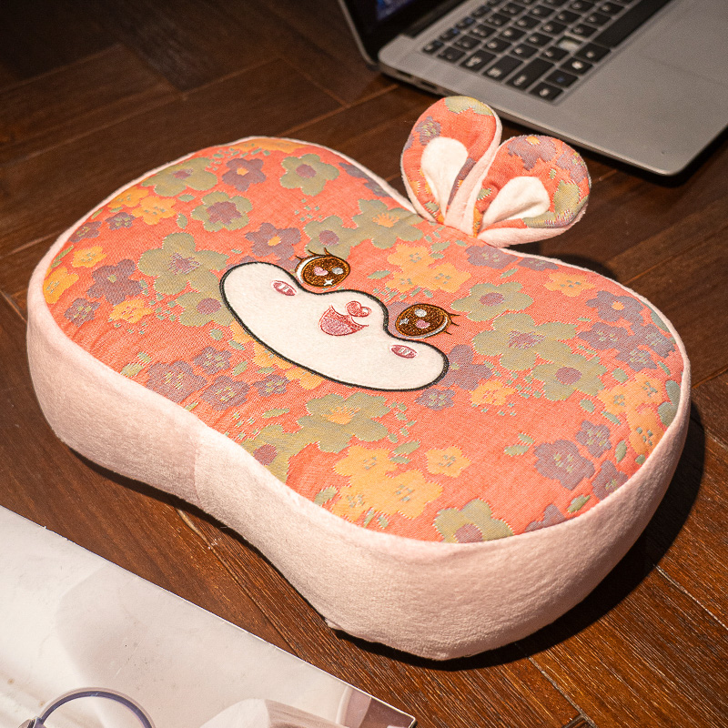 Almohada Lumbar de Espuma Viscoelástica y Seda de Hielo para Oficina