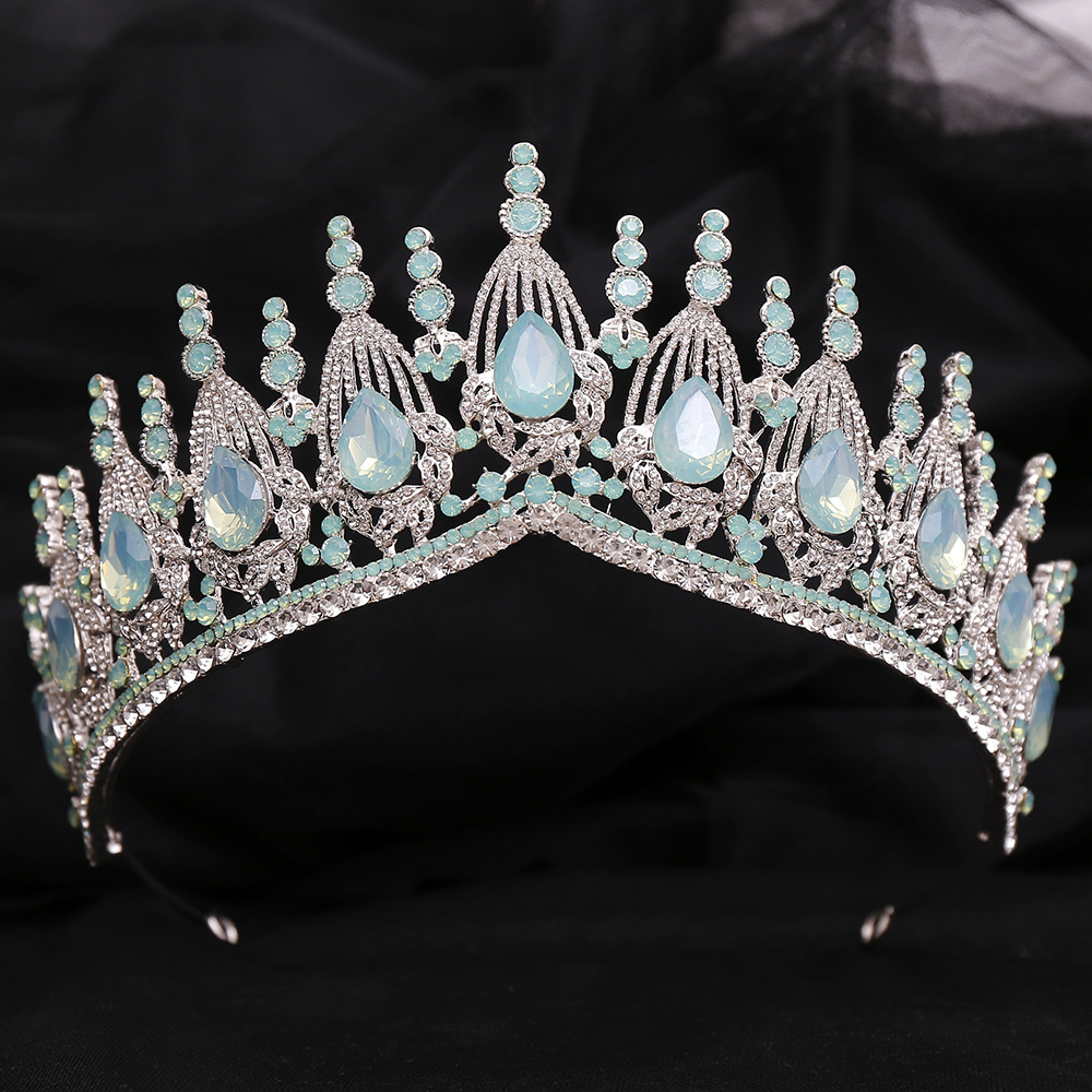 Crown Hair Accessories Type Bridal Crown Alloy Inlay Rhinestones Crown