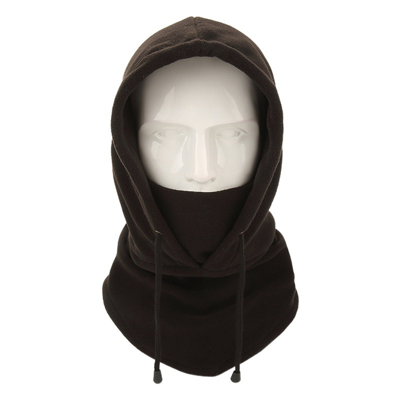 Autumn and winter fleece warm hat riding mask outdoor sports windproof protection thickened CS headgear warm scarf