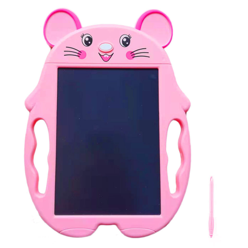 Educación temprana de los niños Qizhi tablero de dibujo de escritura de color animal graffiti electrónico LCD de 9 pulgadas Tableta LCD