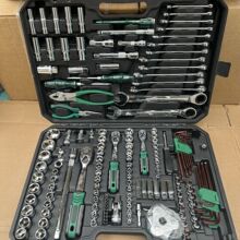 151件修车工具套装汽修维修汽车套筒扳手组套棘轮快速扳手组合