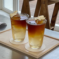 シンプルな超薄型コリンカップロングドリンクカップバーカクテルドリンクカップハイウェイカップクラシックカップガラスコーヒーカップ