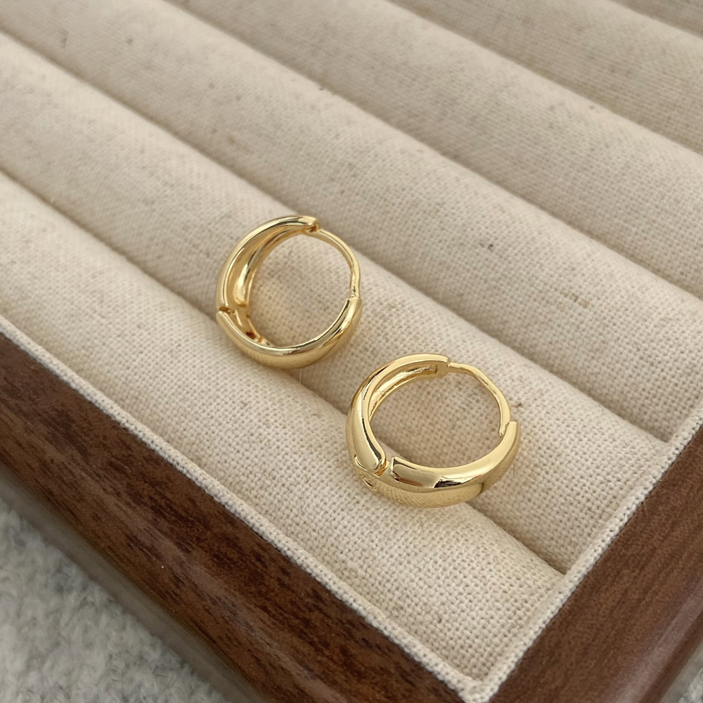 골드 22mm 귀걸이
