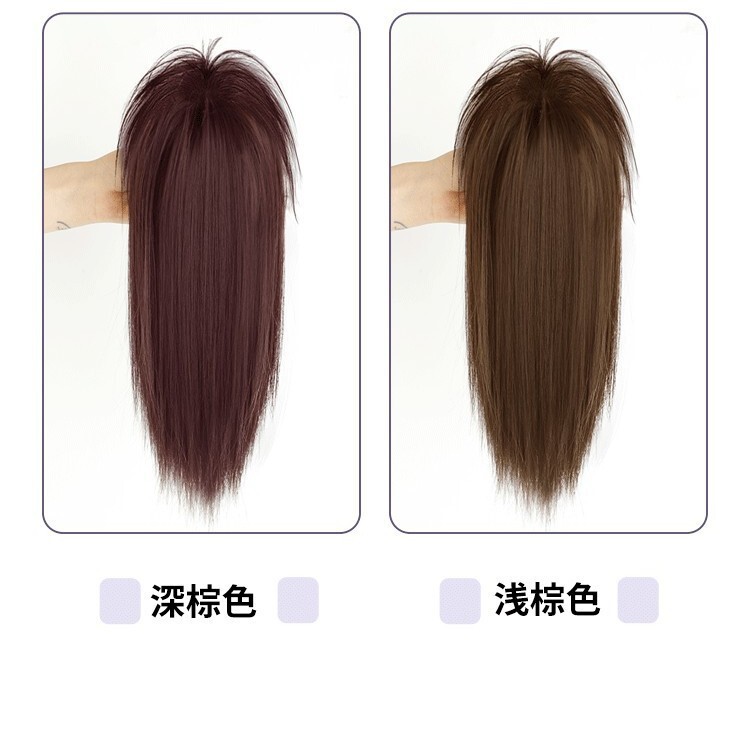 假发女瀑布马尾抓夹式自然仿真辣妹高扎马尾自然蓬松增加发量|undefined