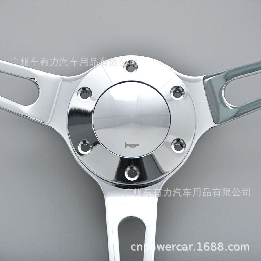 Car Modified Solid Wood Steering Wheel 15inch Suitable for Wuling Black Warrior Alto 380mm Steering Wheel